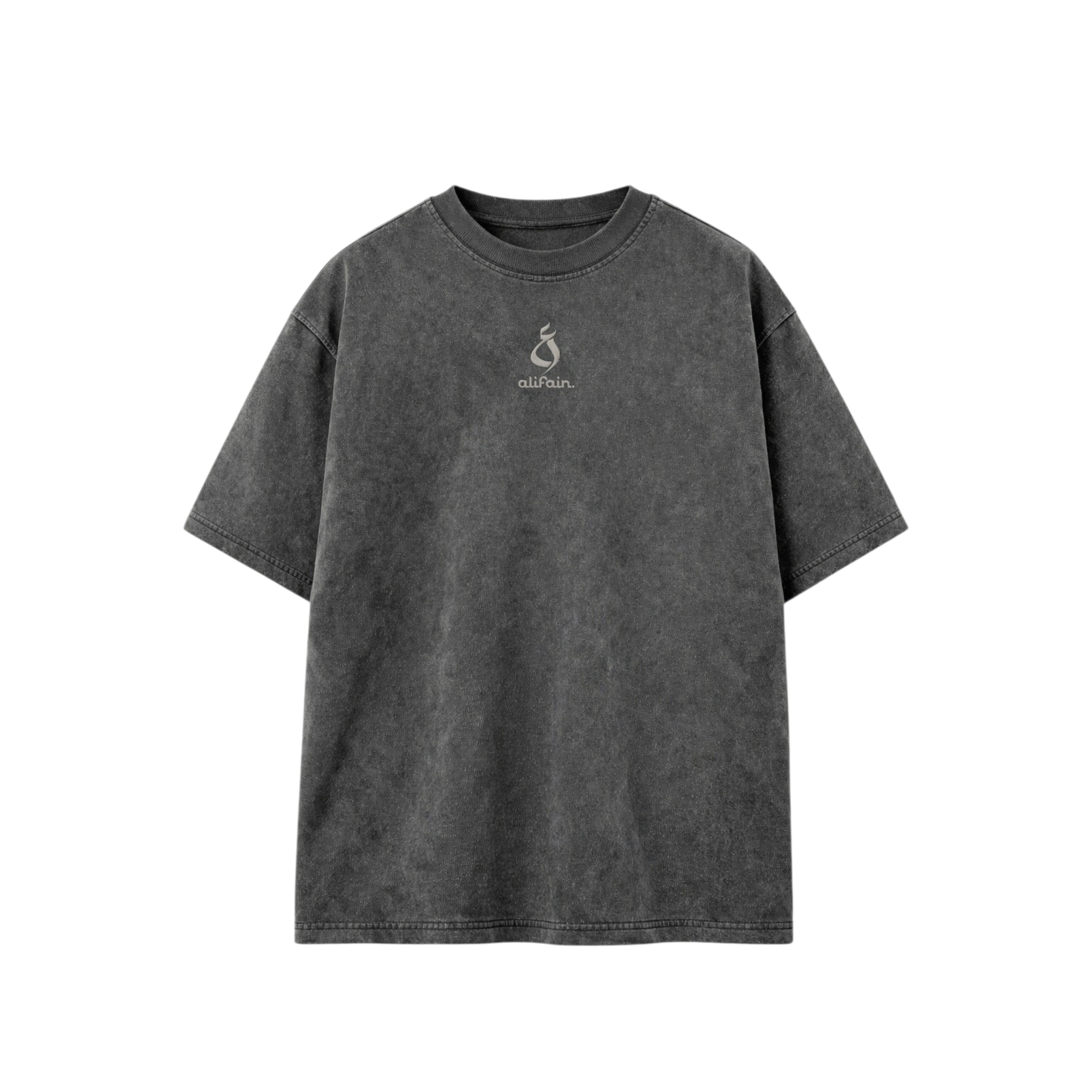 AlifAin Mirpur Symbol of Resilience tee, back print detail