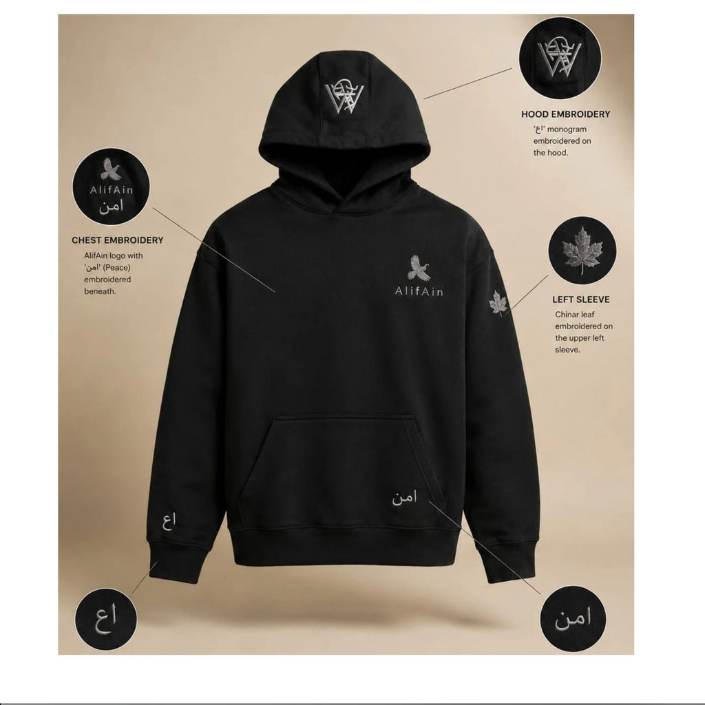 Peace – Azad Kashmir Heavyweight Hoodie ✅