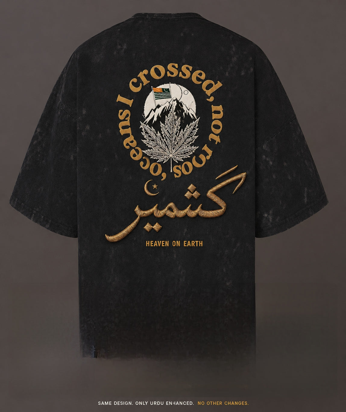 Kashmir – Heaven on Earth Oversized Tee