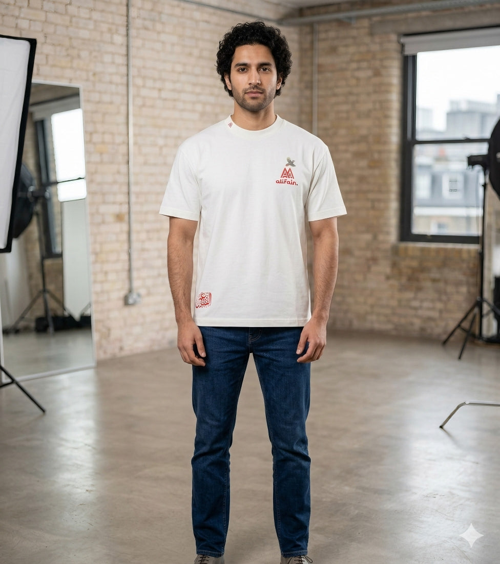 Kashmir Heritage 250 GSM Oversized T-Shirt
