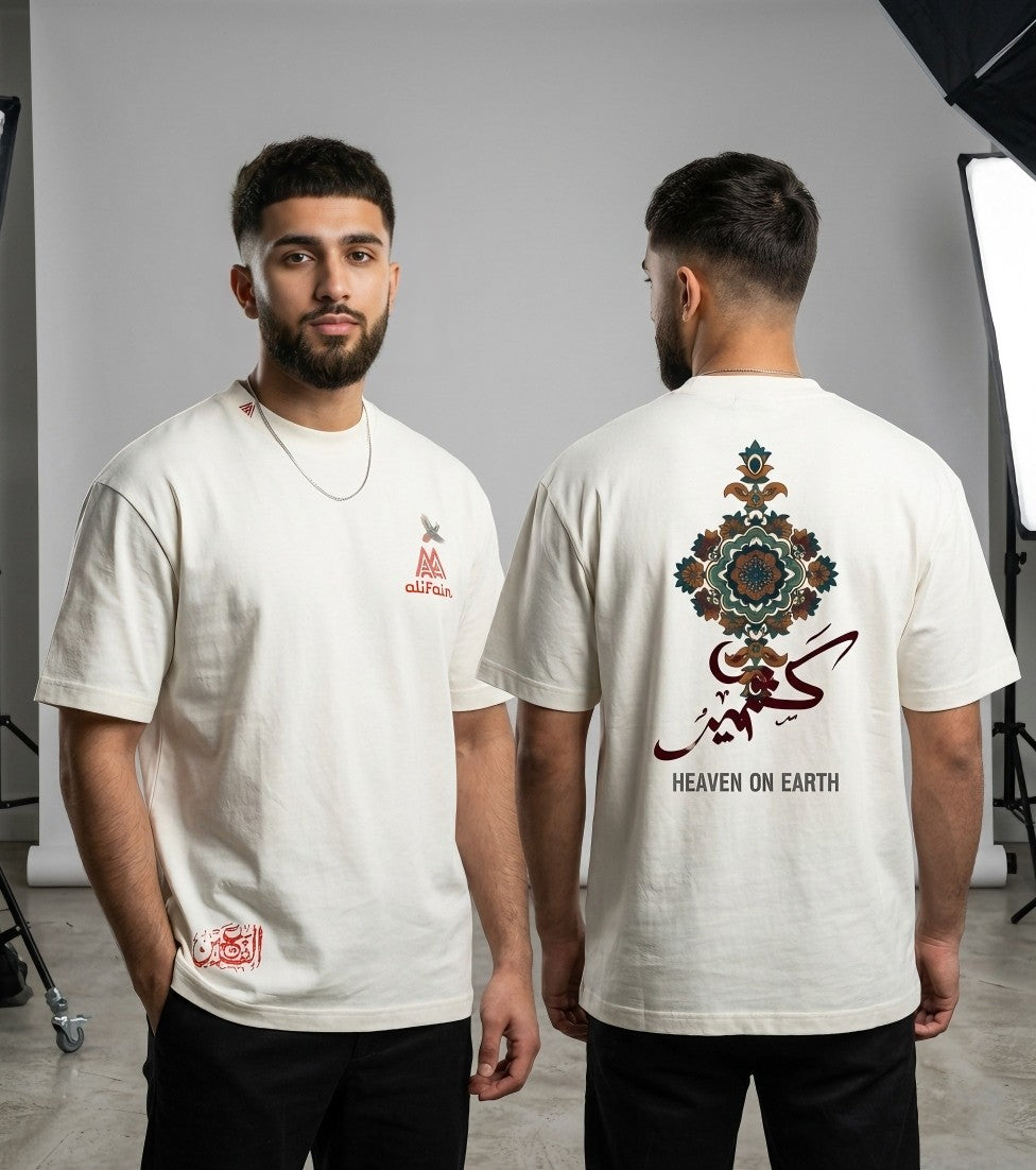 Kashmir Heritage 250 GSM Oversized T-Shirt
